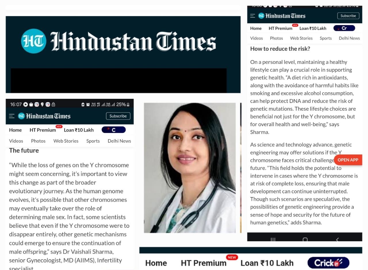 Hindustan Times With Dr. Vaishali Sharma MD (AIIMS)